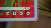 The case wraps around the tablet and provides a raised lip