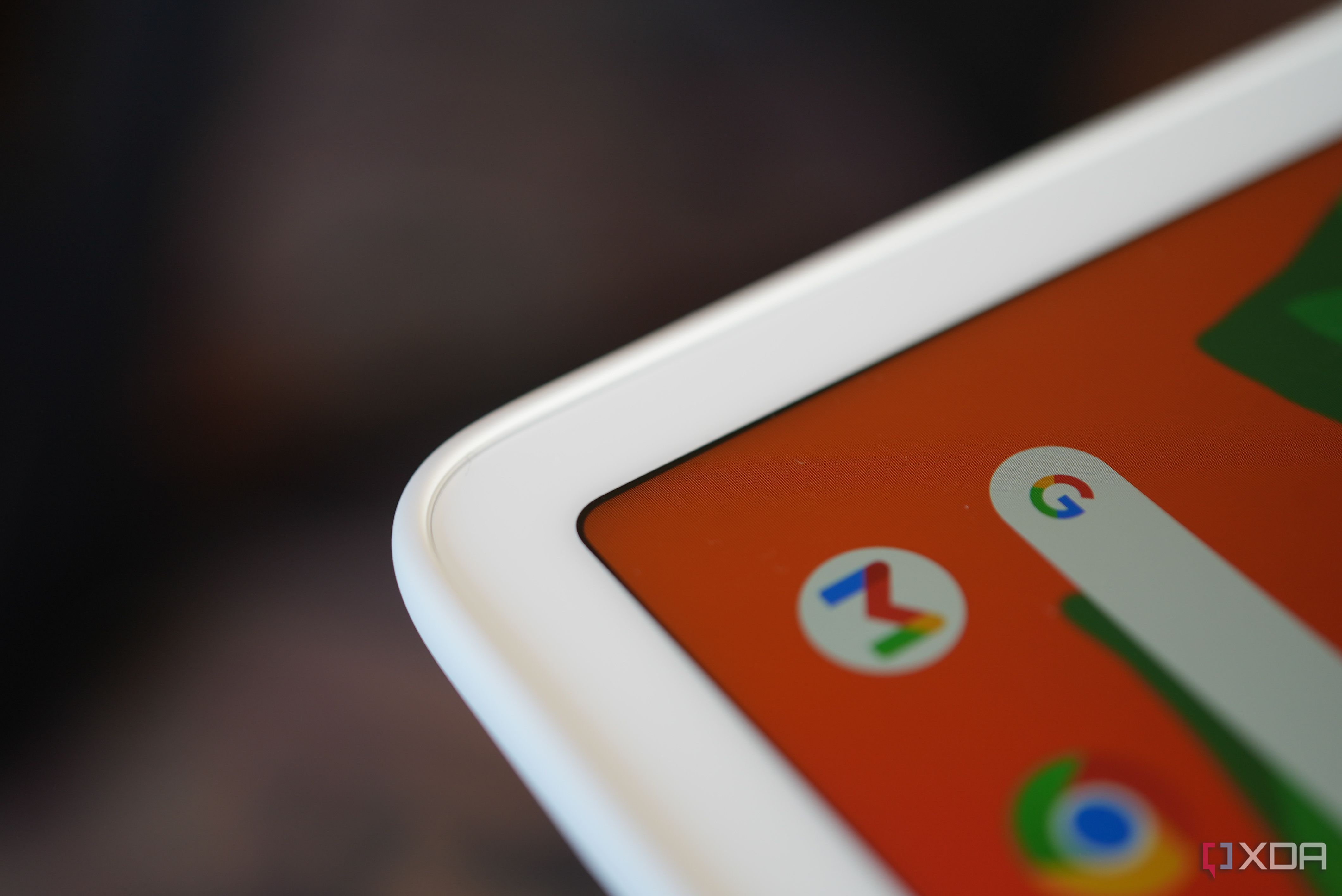 The case wraps around the tablet and provides a raised lip