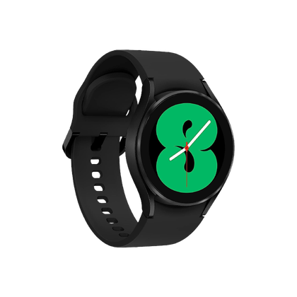 Samsung Galaxy Watch 4 on transparent background.
