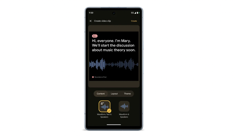 Speaker labels 