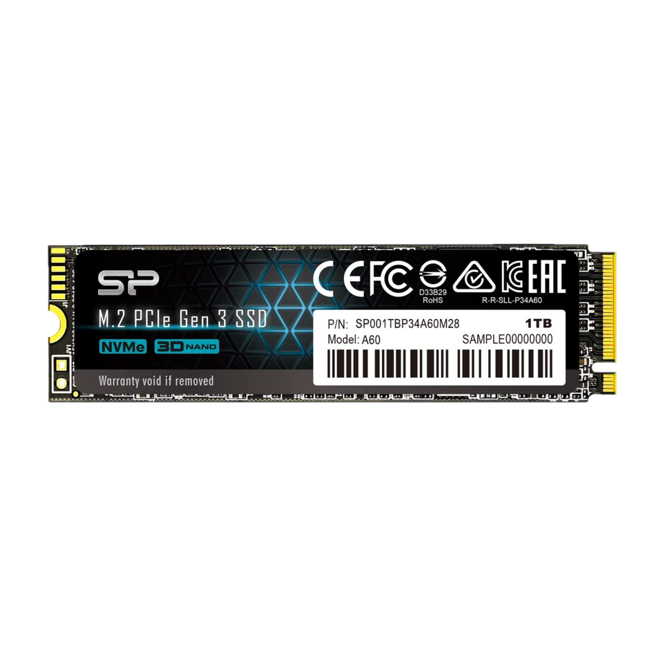 The Silicon Power P34A60 SSD.