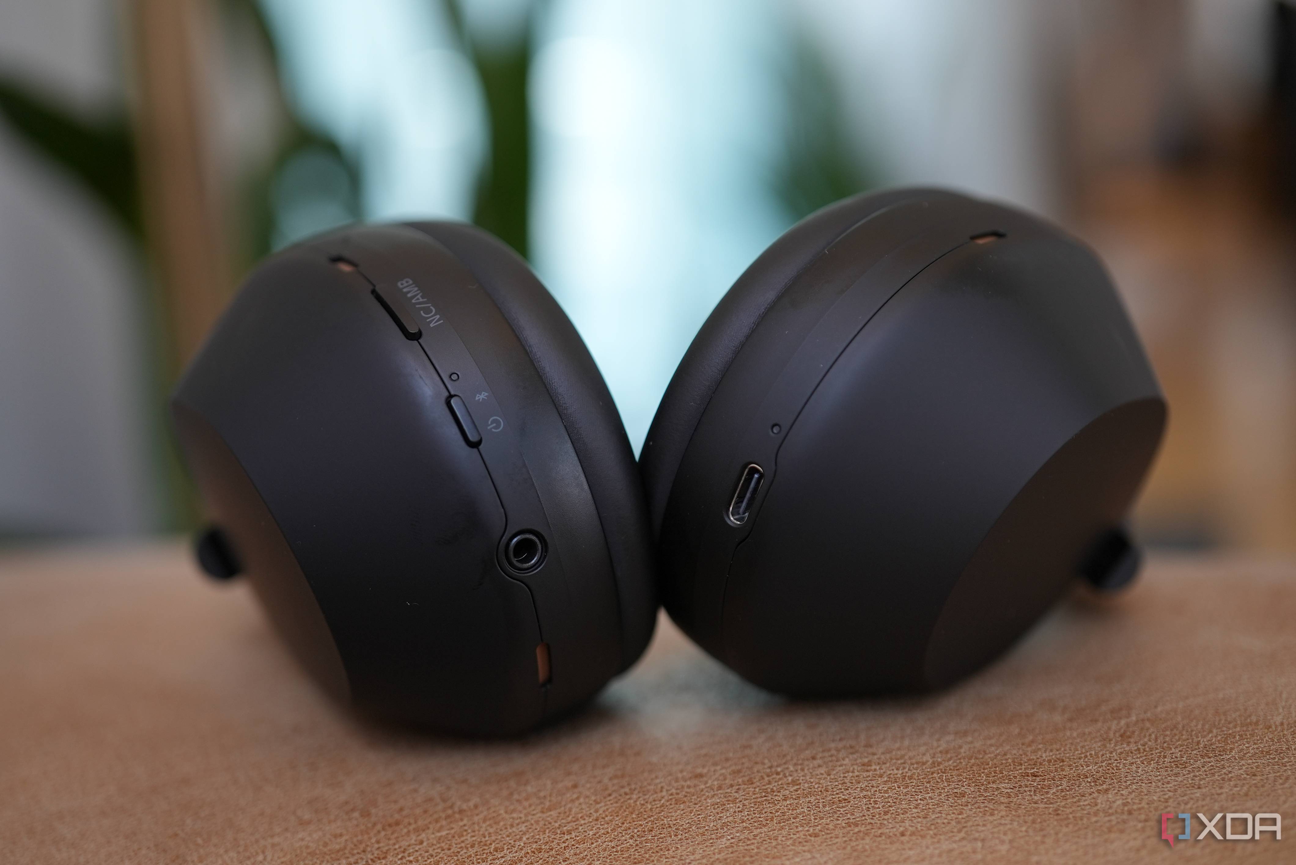 Sony WH-1000XM5 earcup buttons.