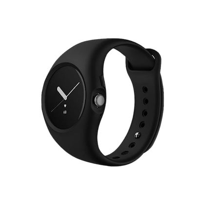 Suritch Silicone Bumper for Pixel Watch on transparent background.