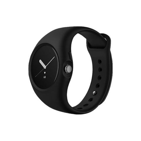 Suritch Silicone Bumper for Pixel Watch on transparent background.