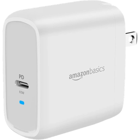 Amazon Basics 65W GaN USB-C Charger