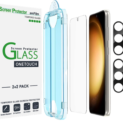 amFilm Tempered Glass Screen Protector for Samsung Galaxy S23+