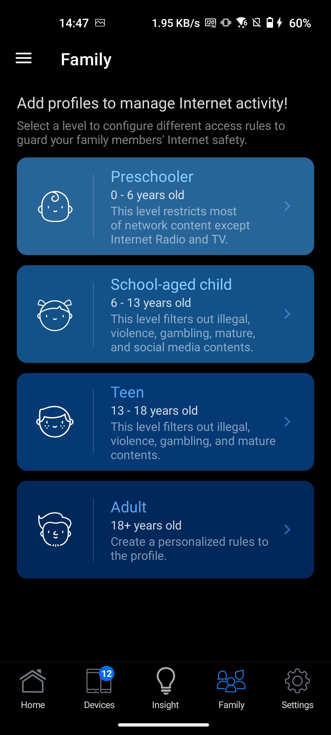 ASUS RT-AX88U Pro AiProtection Pro parental controls