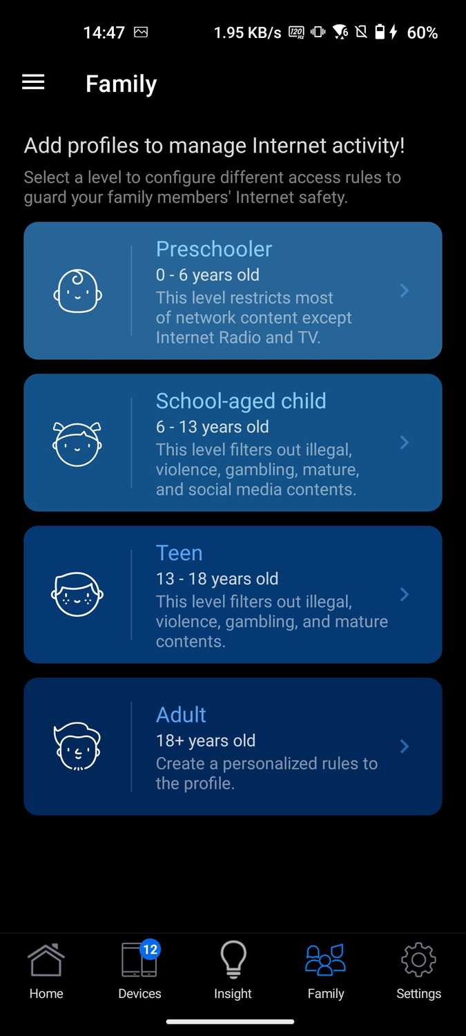 ASUS RT-AX88U Pro AiProtection Pro parental controls