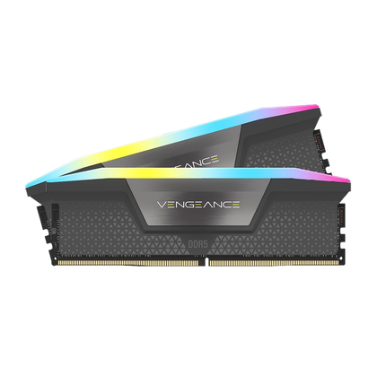 Corsair's Vengeance Pro RGB DDR5 Grey memory.