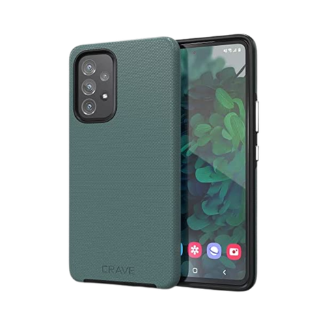 crave dual guard case for galaxy a53 in forest green