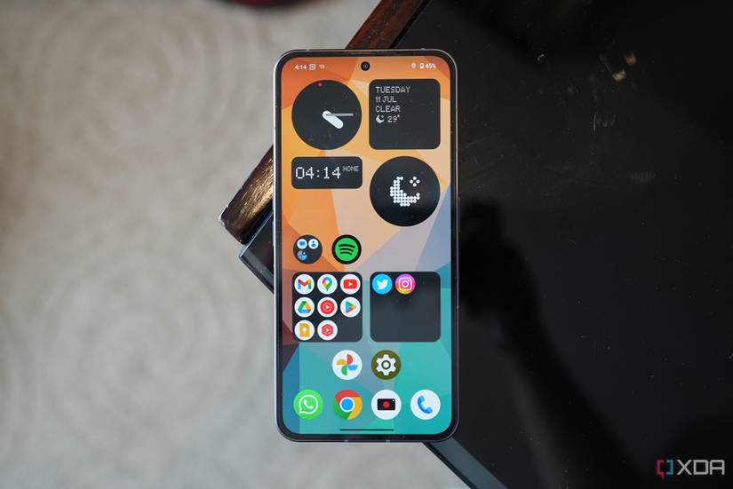 NothingOS with color icons. 