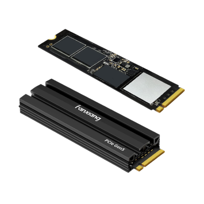 fanxiang s900 pcie5 nvme drive with optional heatsink