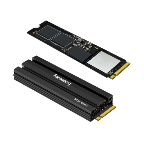 fanxiang s900 pcie5 nvme drive with optional heatsink