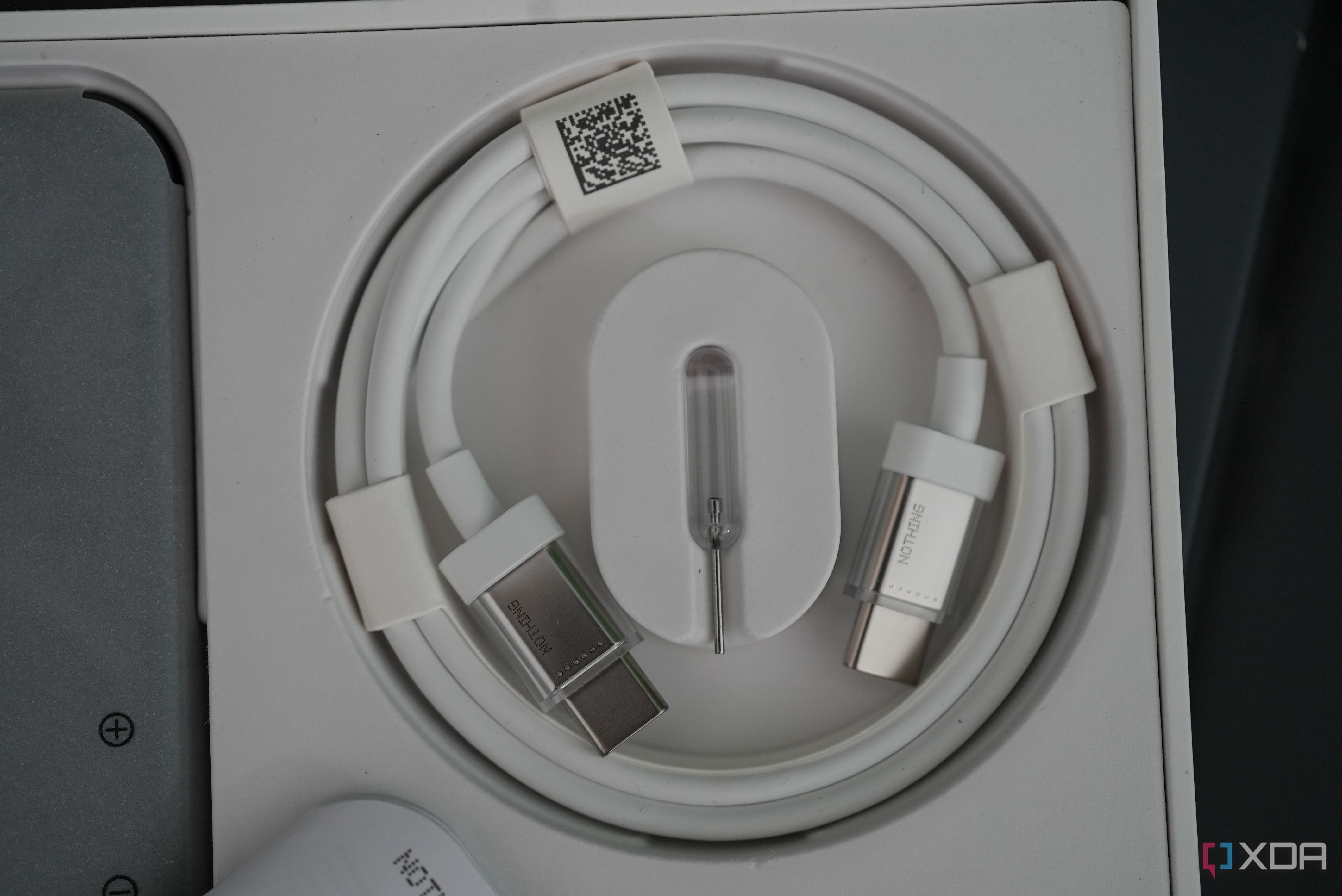 Nothing Phone 2 USB-C cable and SIM ejector tool