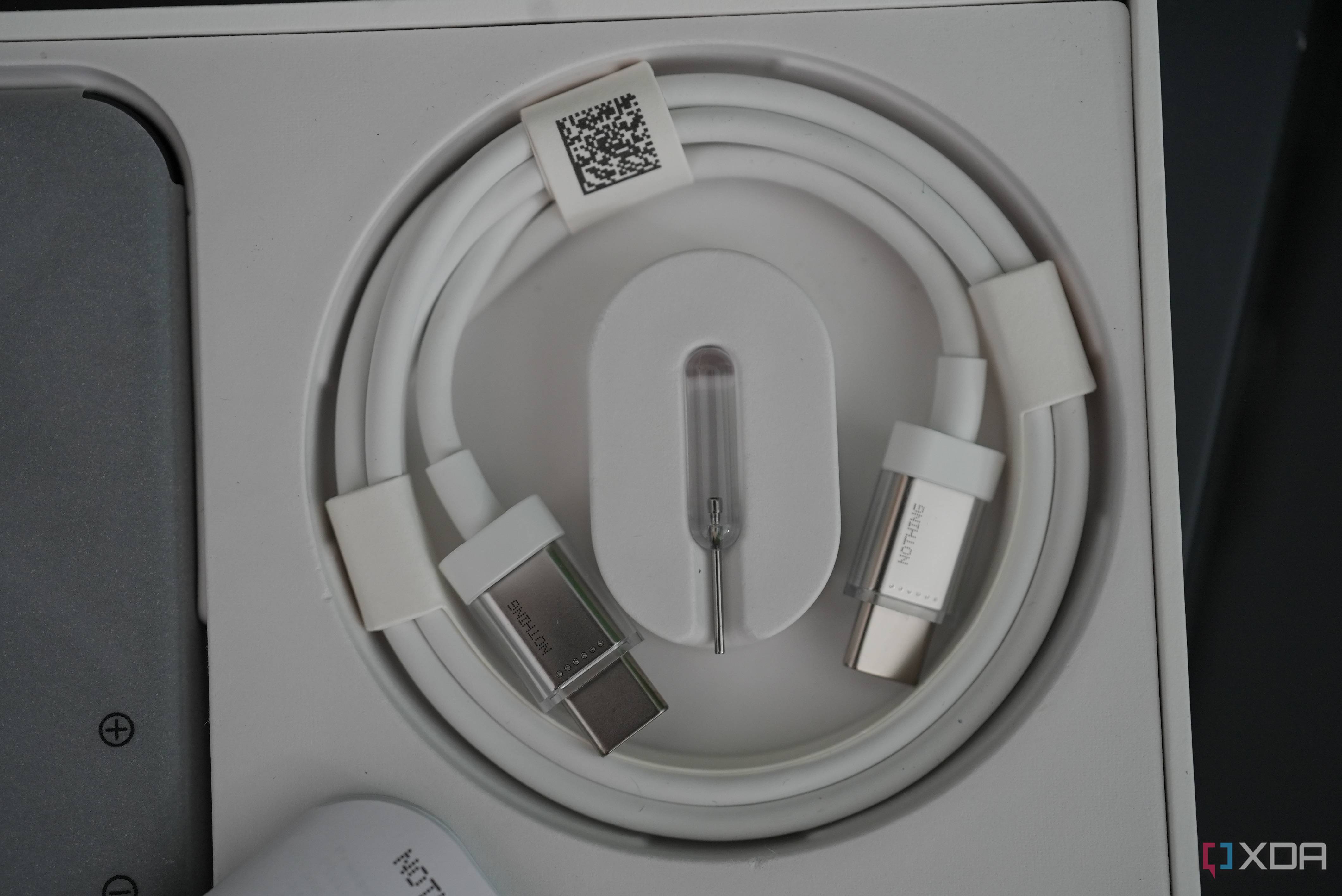 Nothing Phone 2 USB-C cable and SIM ejector tool