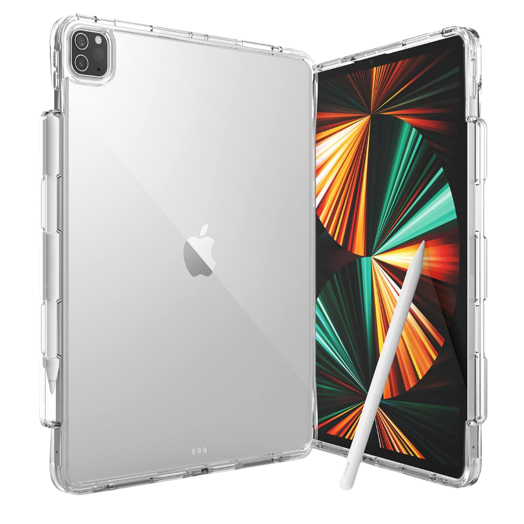 Classic Black Louis Vuitton X Supreme iPad Pro 12.9 (2022/2021) Clear Case