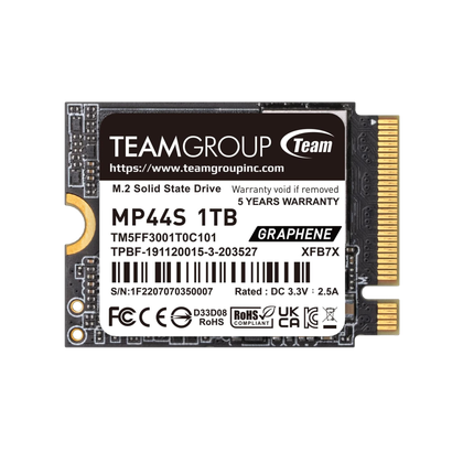 The Teamgroup MP44S SSD.