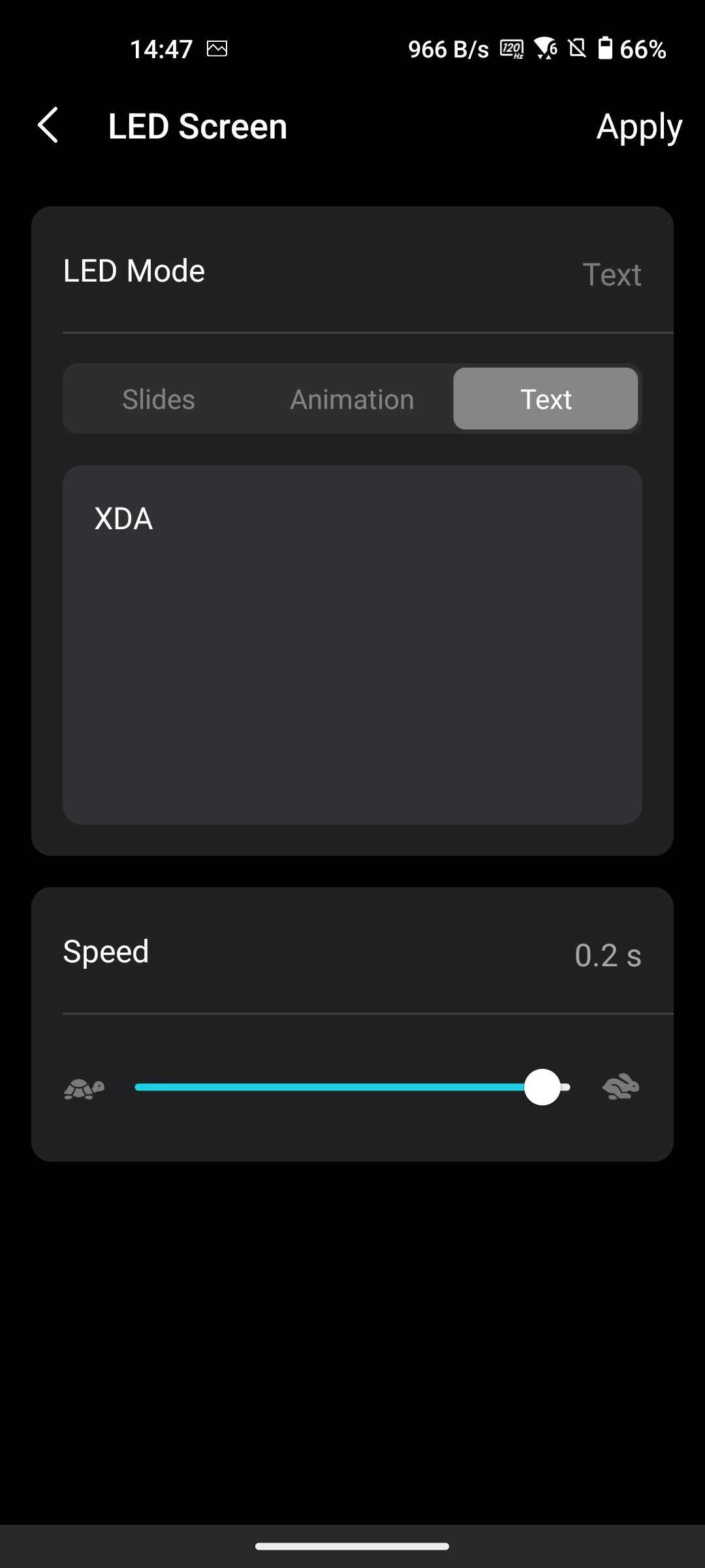 TP-Link Archer BE800 display settings