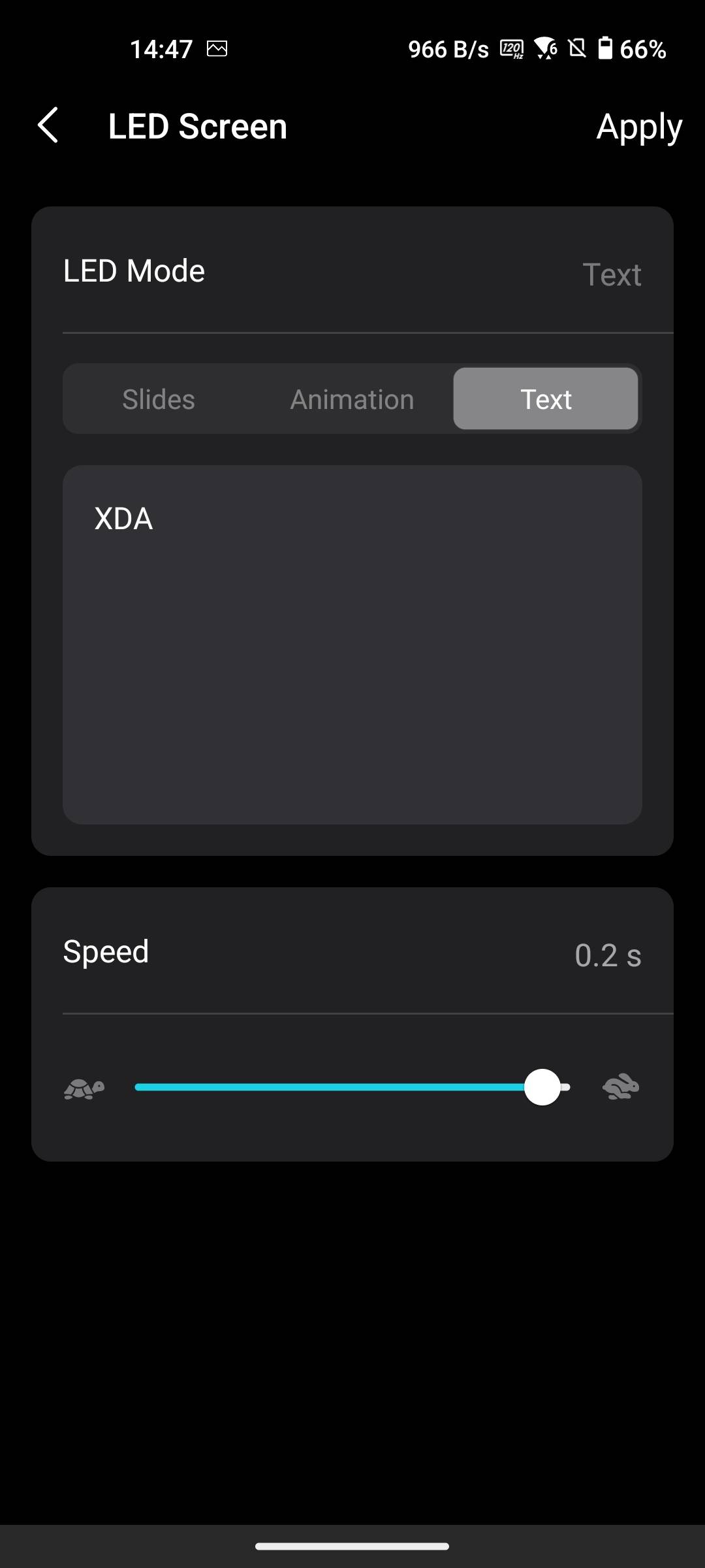 TP-Link Archer BE800 display settings