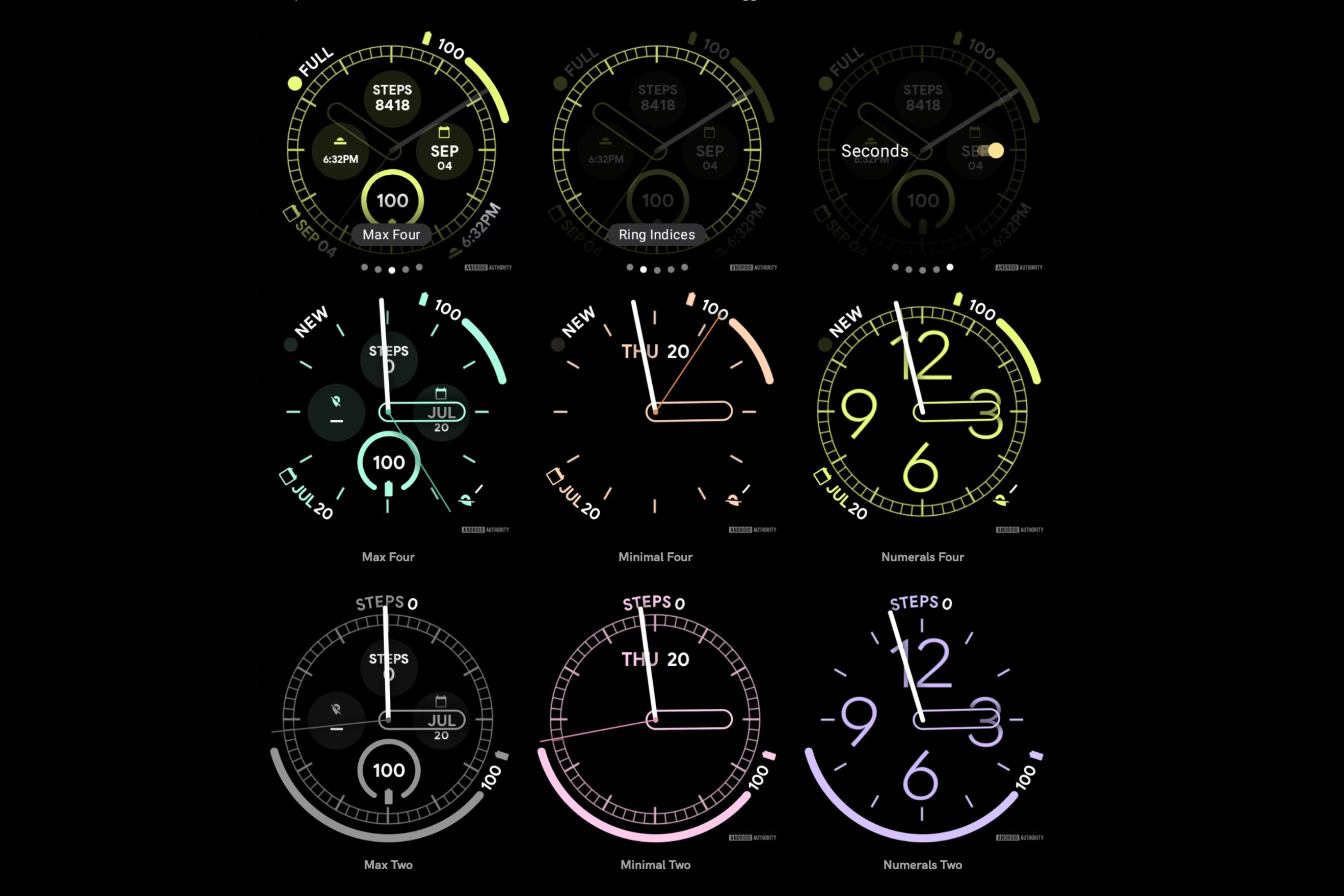 Pixel Watch 2 Arc watch faces with different variants giving users more options when it comes to looks