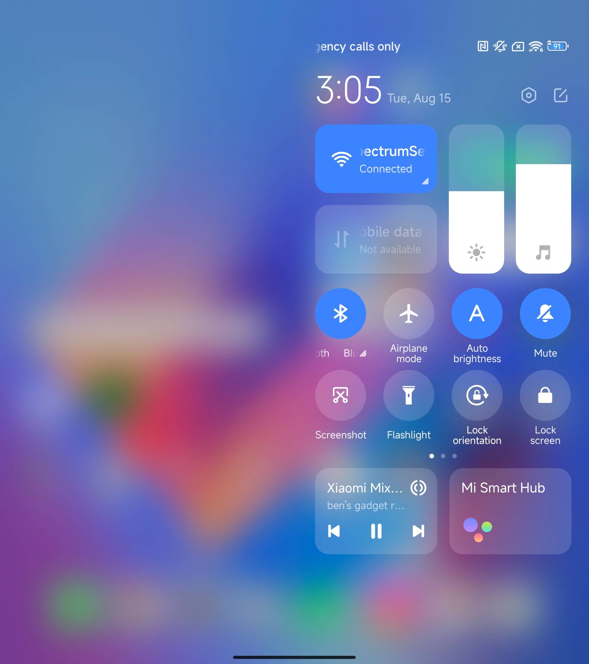 A screenshot of MIUI Fold software