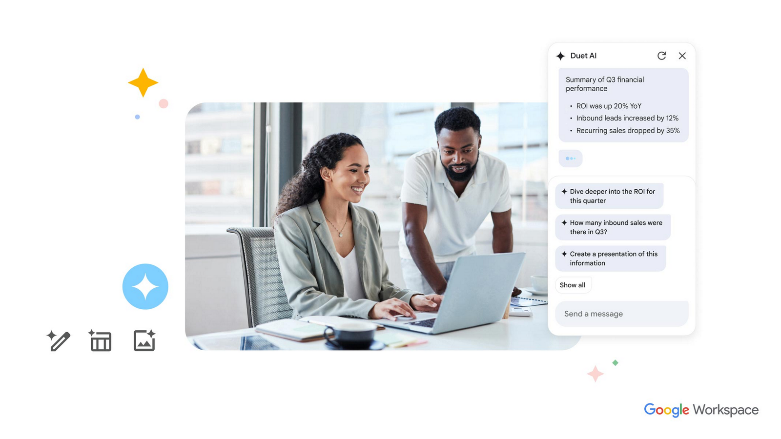 Google takes on Microsoft 365 Copilot with Duet AI in Chat, Meet, and more