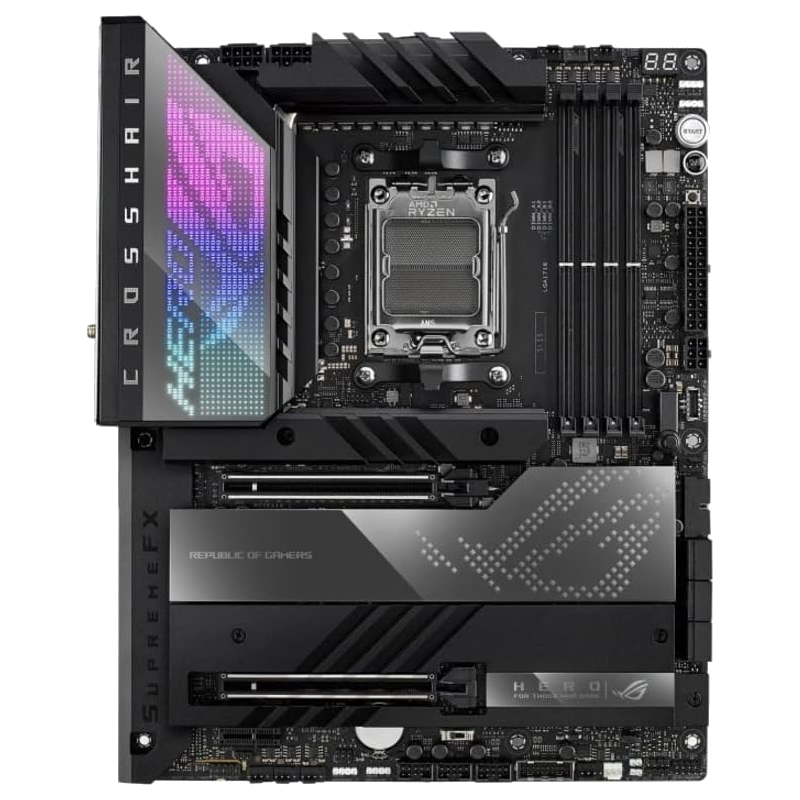 AMD Ryzen 7 7800X3D Eight Core 5.0GHz, ASUS ROG STRIX B650E-F GAMING WIFI  DDR5 ATX Motherboard CPU Bundle