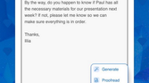 Screenshot of Blue Mail on Play Store