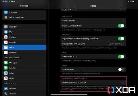 How to create a note on your locked iPad with a single Apple Pencil tap