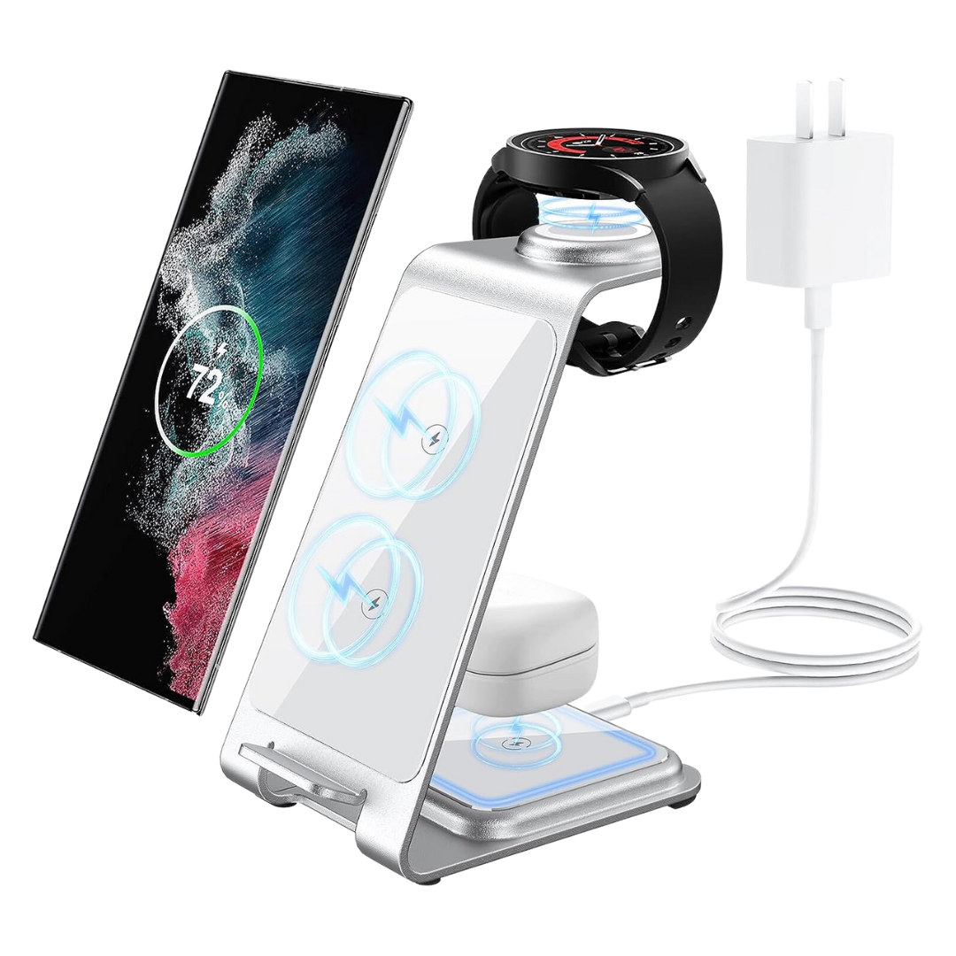 Foldable 3 in 1 Charging Station  Charging station, Apple charger,  Foldables