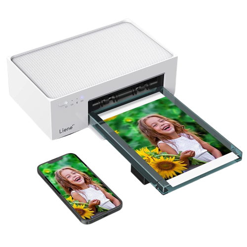 Kodak Mini Portable Mobile Instant Photo Printer - Wi-Fi & NFC Compatible -  Wirelessly Prints 2.1 x 3.4 Images, Advanced DyeSub Printing Technology  (White) Compatible with Android & iOS 