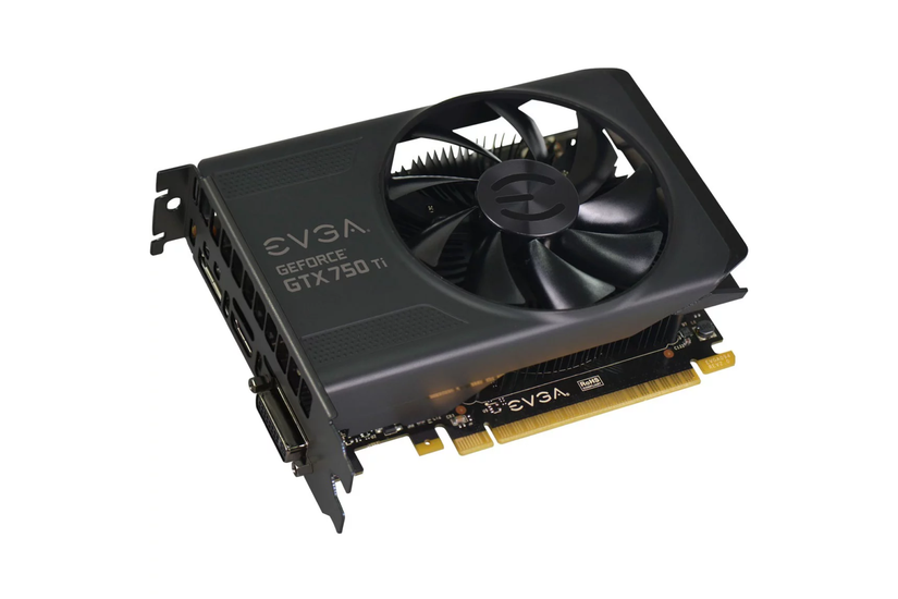 Nvidia GTX 750 Ti graphics card.