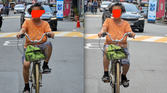 A collage of two photos taken by Fold 5 and Pixel Fold