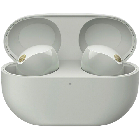 Sony WF-1000XM5 earbuds in charging case