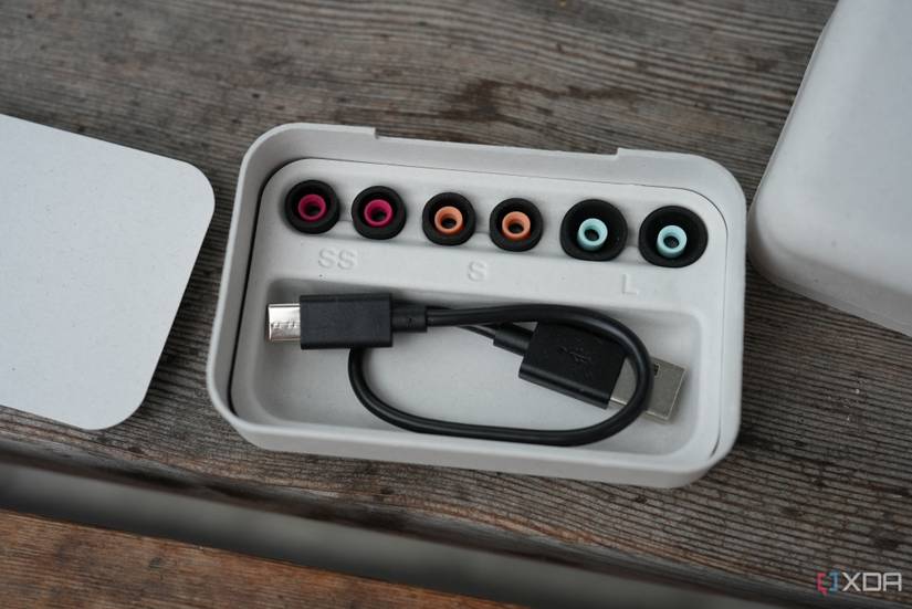 Sony XM5 earbuds' extra foam tips
