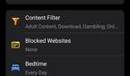 Deco app parental controls profile options