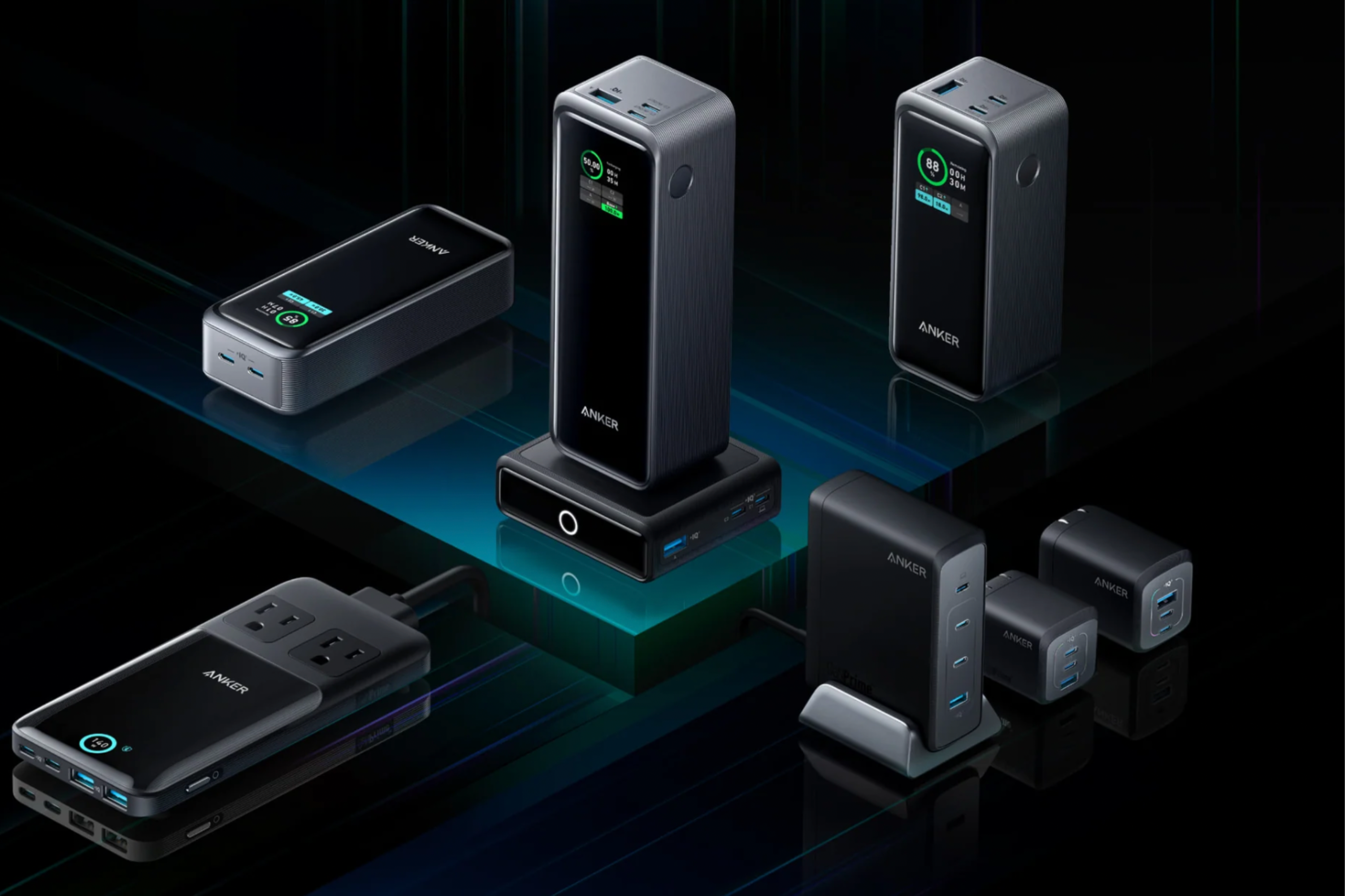 Anker Prime豪華2点セット　Power Bankとcharger Anker's Prime series GaN chargers and power banks are here