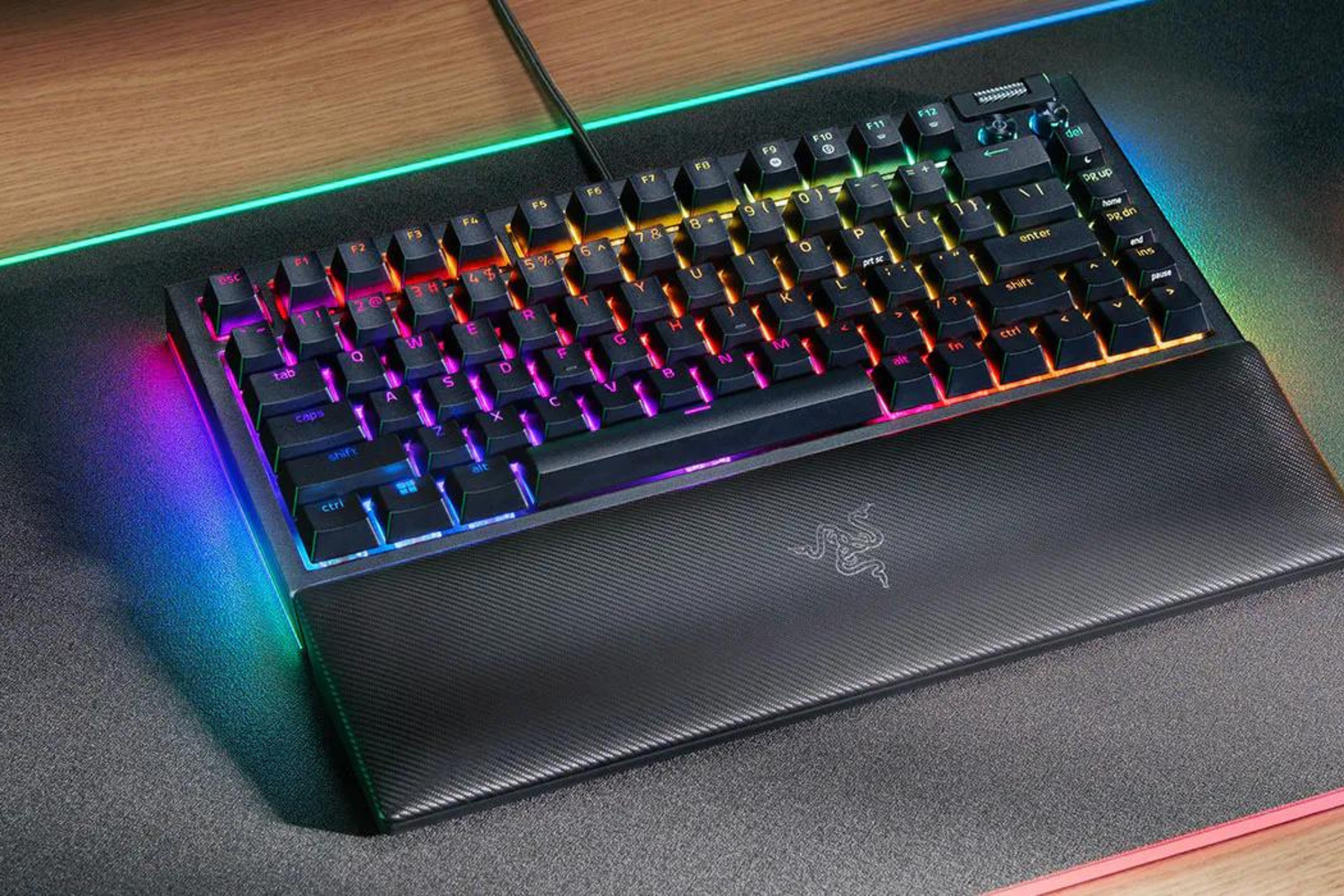 Razer's new BlackWidow V4 75% keyboard brings sleek design with