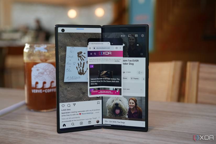 Mix Fold 3 multitasking