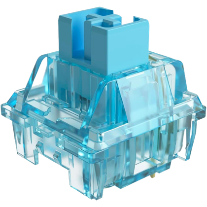 A render showing the Akko Jelly blue switches.