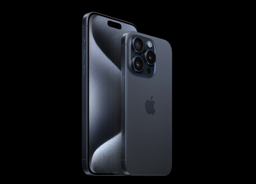 What colors does the Apple iPhone 15 Pro series come in?