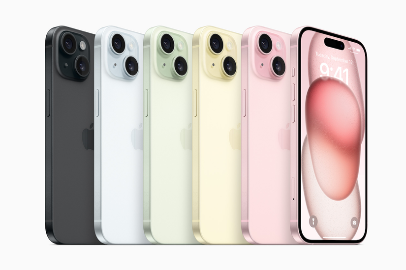 What colors does the Apple iPhone 15 series come in?
