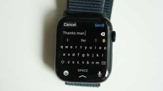 The Apple Watch keyboard