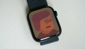 Apple Watch 9 with an art watchface