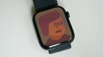 Apple Watch 9 with an art watchface
