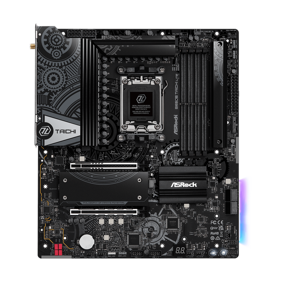 ASRock B650E Taichi Lite AM5 motherboard.