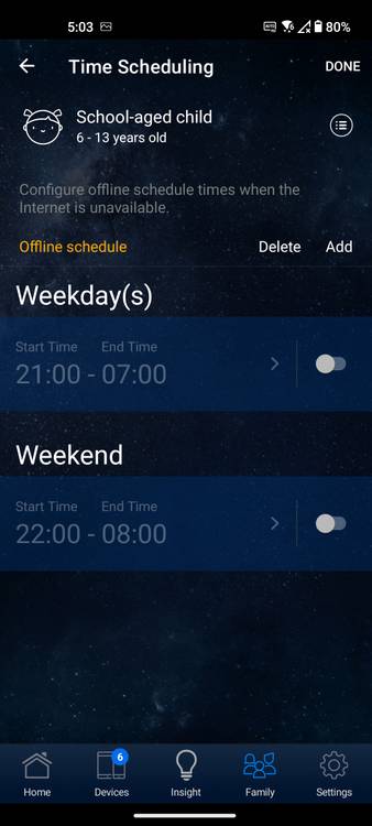 Asus Router app parental controls