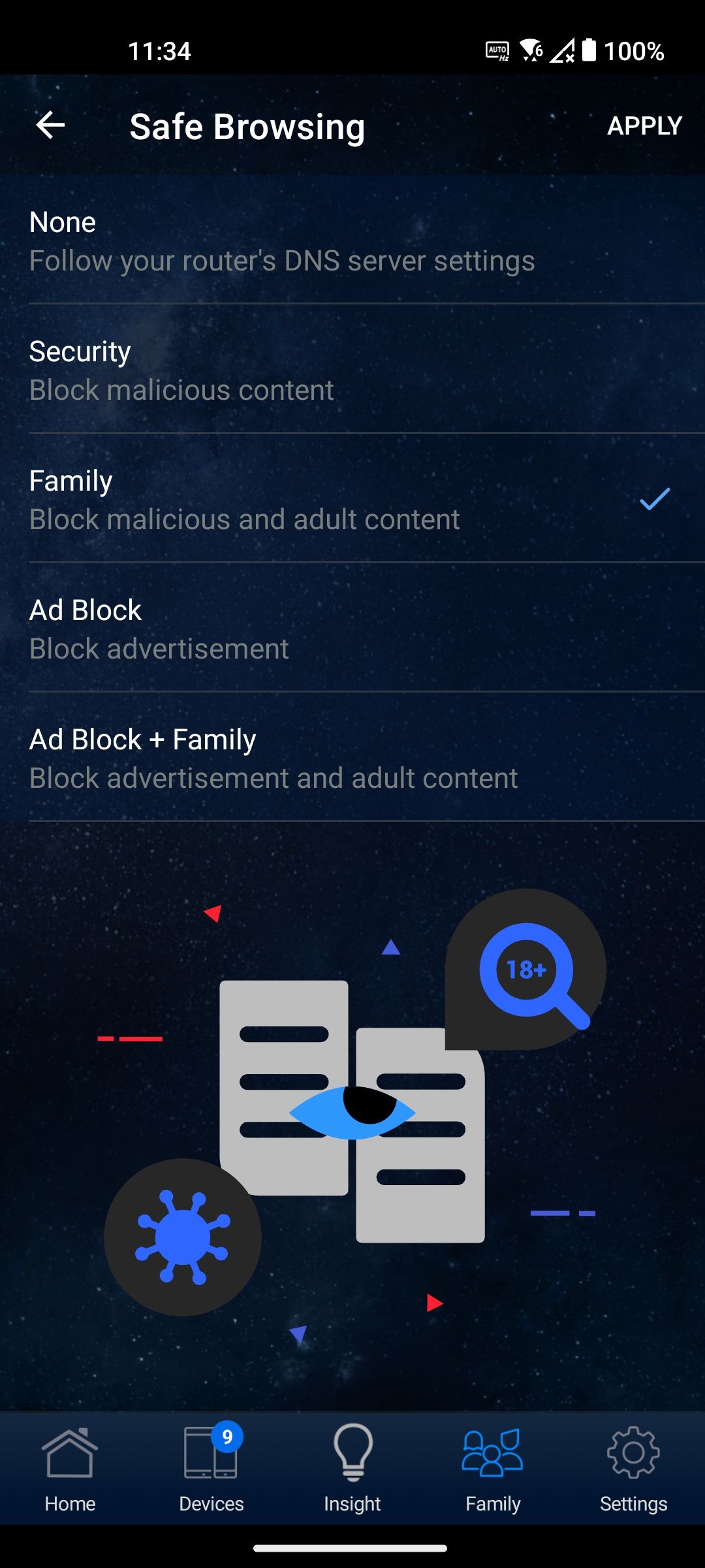 Asus Router app parental controls