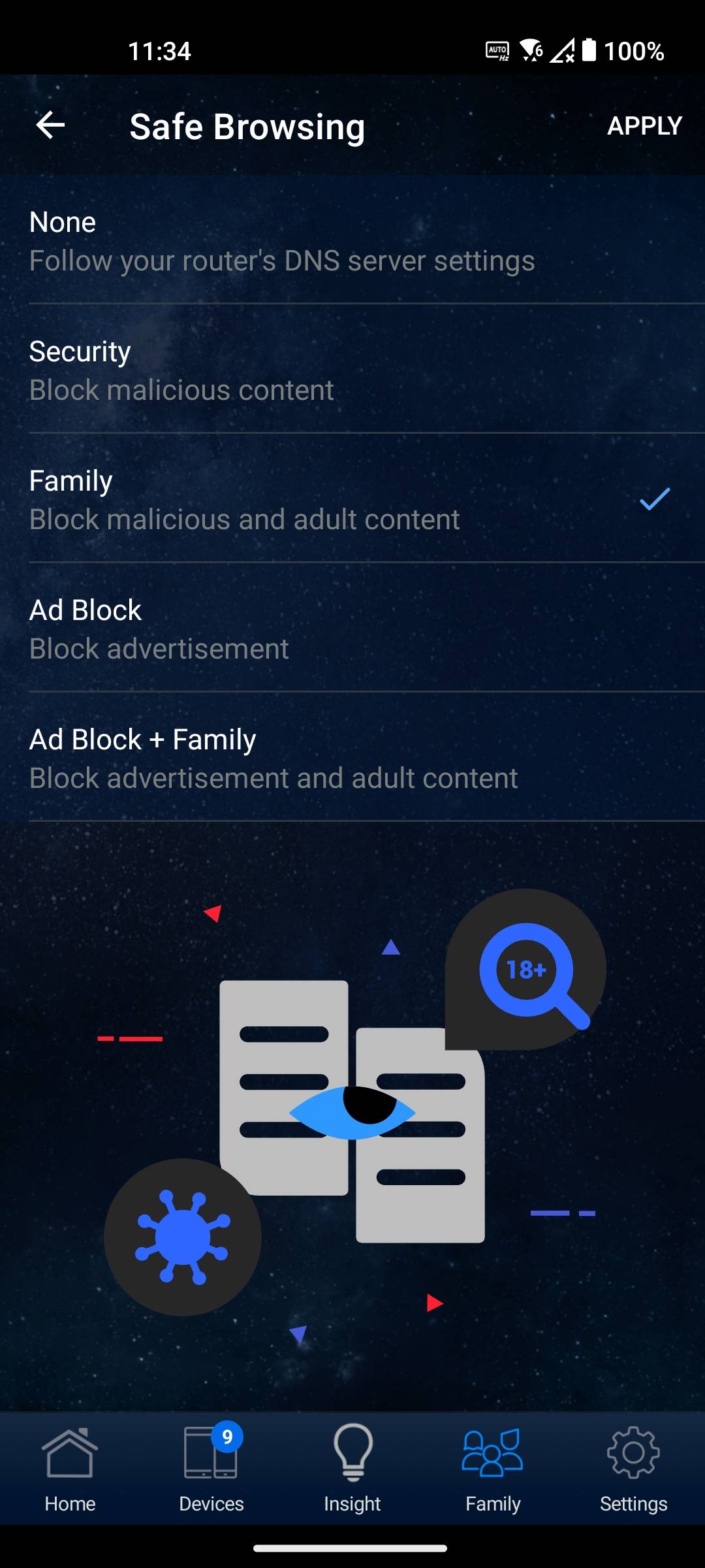 Asus Router app parental controls