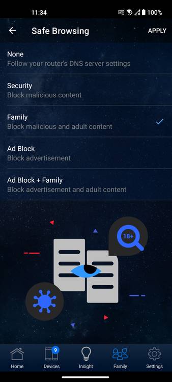 Asus Router app parental controls